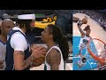 Ja Morant And Anthony Davis Mic D Up Exchanging Words Then Ja Insane Putback Dunk