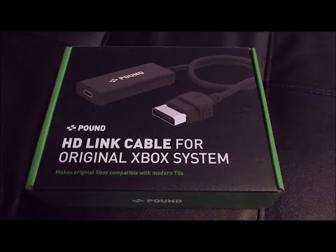 Pound HD Link Cable for Original Xbox System Unboxing and Demo