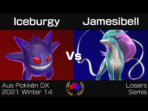 Aus Pokkén DX 2021 Winter 15 - Losers Semis: Iceburgy (Gengar) vs. Jamesibell (Suicune)