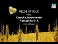 Fields of Gold Sting Karaoke in Female Key ...