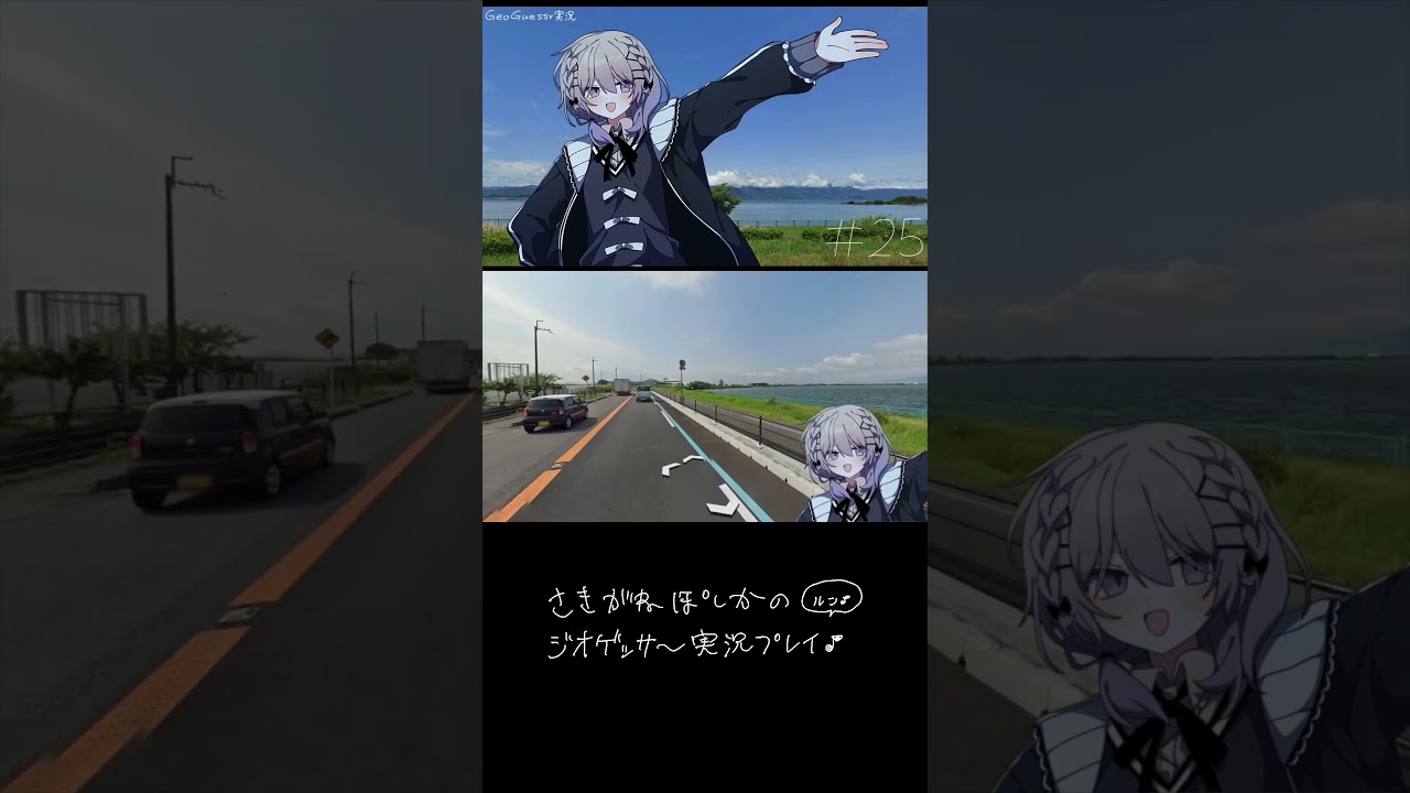 湖の輪郭が、いい......... #geoguessr #shorts
