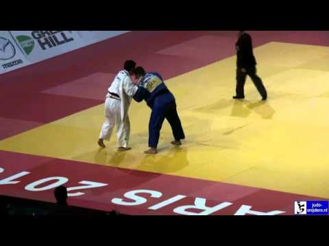 Judo 2015 Grand Slam Paris: Harasawa (JPN) -   Moura (BRA) [+100kg] final