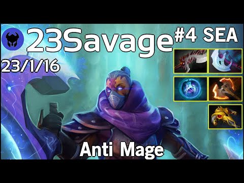23Savage plays Anti Mage!!! Dota 2 7.21