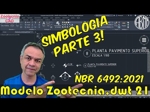 Simbologia de Projetos Arquitetônicos no AutoCAD - 3ª Parte (NBR 6492:2021) - Blocos dinâmicos