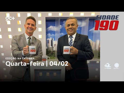 Cidade 190 | 04/02/26 | Acompanhe as principais notícias do dia!