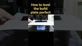 Anycubic Mono 4 Ultra: Level the Build Plate. #shorts  