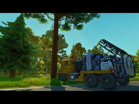 Testing The Wood Harvester | Scrap Mechanic Survival