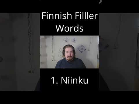 Most popular Finnish filler words. Learn these! #shorts