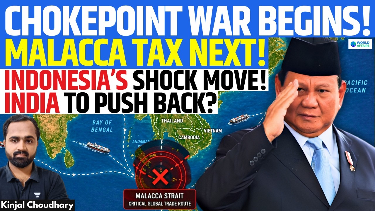 US Playing GAME? Indonesia’s Malacca Tax Plan Shocks World! China Cornered - India Cautious! Kinjal