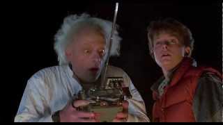 Back To The Future - 1985 - Delorean Time Machine 88 MPH [HD]