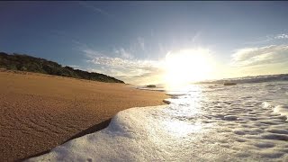 Waves Washing onto The Beach - Royalty Free HD Video Stock Footage