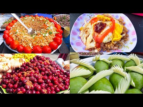 Asian Street Food, Fast Food Street in Asia, Cambodian Street food #275