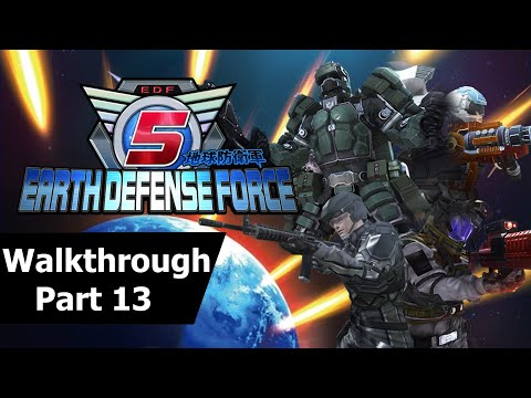 Earth Defense Force 5 Walkthrough Part 13 Mission 61-70 (1080p PC)