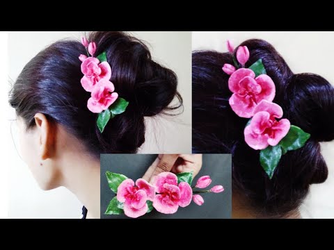 how to make hair comb pin at home /clay hair comb accessory / clay diy /diy hair accessories