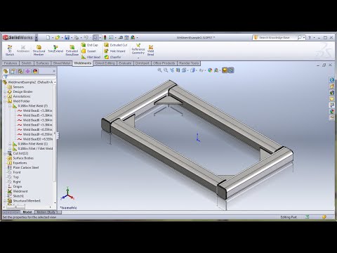 SolidWorks Weldment Basics