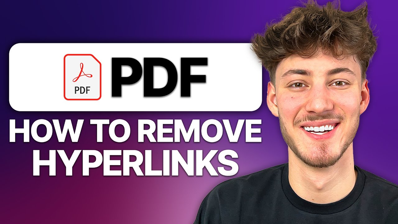 How To Remove Hyperlinks In PDF - Step By Step (2025)