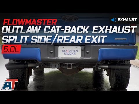 2011-2014 F150 Flowmaster Outlaw Cat-Back Exhaust 5.0L Sound Clip & Install