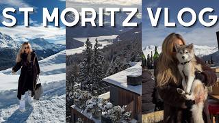 St Moritz Vlog - St Moritz Trip - The ICE St Moritz - Skiing, Eating And Shopping In St Moritz