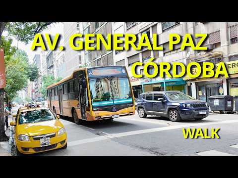 Así es la Avenida General Paz en Córdoba 😮🚶 | Walking Tour 4K Argentina