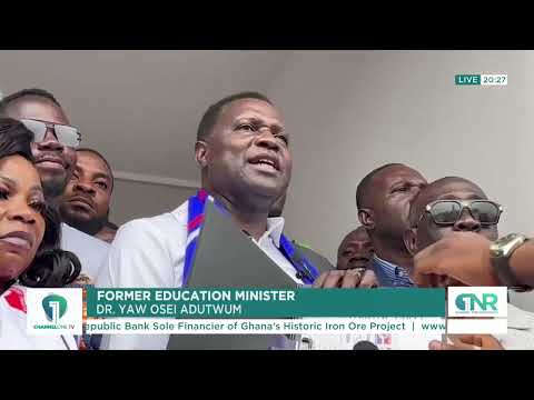 Dr. Adutwum Officially Joins NPP Presidential Contest