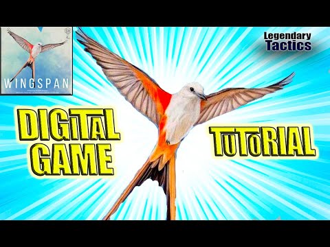 How to play Wingspan the digital game / Wingspan boardgame Tutorial / Digital App/ @Stonemaier Games