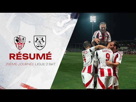 AC Athletic Club Ajaccio 2-1 SC Sporting Club Foot...