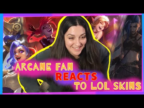 These skins are FUEGO!🔥 | Arcane Fan - League of Legends, Skin Reaction