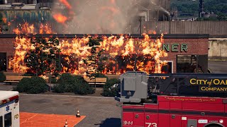 FIREFIGHTING SIMULATOR: IGNITE | THE BOSS SET FIRE TO HIS RESTAURANT🔥 🚒