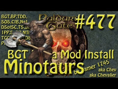 Let's Play Baldur's Gate Trilogy Mega Mod Part 477 - Minotaurs!