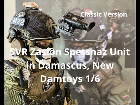 SVR Zaslon Spetsnaz Unit in Damascus, New Action figure by Damtoys 1/6
