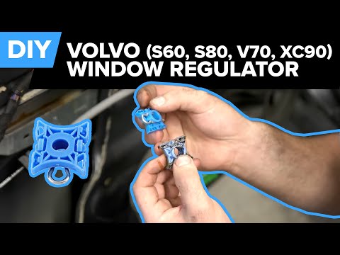 Volvo Window Regulator Sliding Block Replacement - Easy DIY (S60, S80, V70, XC90)