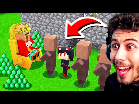 اكتشفنا اغرب ملك مخادع للقرويين في قرية ماين كرافت !!؟
