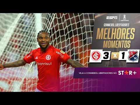 Gols e lances de Internacional x Independiente Medelin