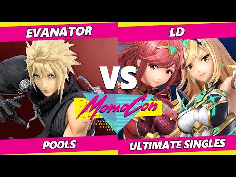 MomoCon 2022 - Evanator (Cloud) Vs. LD (Pya Mythra) SSBU Ultimate Tournament