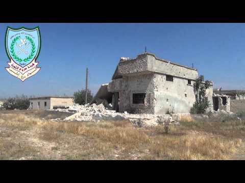 جولة ميدانية في قرية العامودية في ريف إدلب بعد السيطرة عليها من قبل لواء درع إدلب وعدد من الفصائل الأخرى