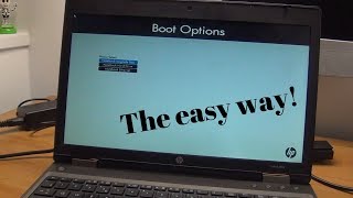 How to enter the Boot Options Menu on a HP ProBook laptop - The easy way!