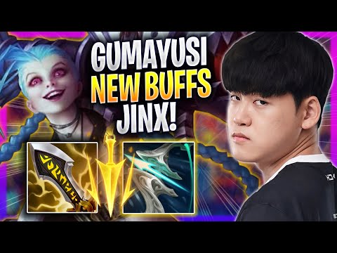 GUMAYUSI DOMINATING JINX WITH NEW BUFFS! - T1 Gumayusi Plays Jinx ADC vs Aphelios! | Season 2023