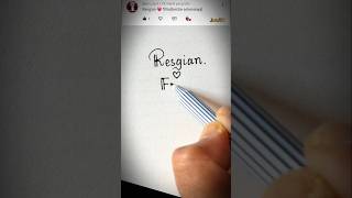 Download lagu Writing the name Resgian ❤️ Fillio #shorts #happy #foryou #art #handwriting #funny #fyp #viral2026 mp3