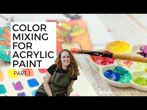 How to Create #Color for Acrylic Painting! Part 2!