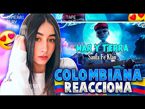 COLOMBIANA REACCIONA A Santa Fe Klan - Mar y Tierra (Video Oficial)