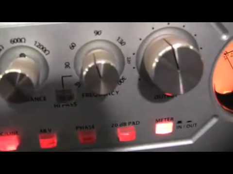The new MPA-201 MikTek Microphone Preamplifier at NAMM 2010