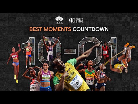 TOP 10 - 40 Greatest World Athletics Championships Moments | 10 - 1