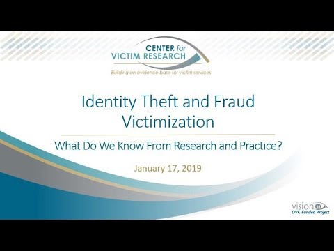 Fraud and Identity Theft Research Synthesis