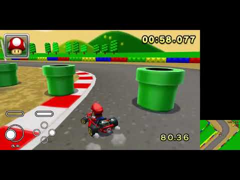 Mario Kart 7 - SNES Mario Circuit 2 - Easy Staff Ghost
