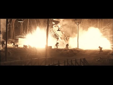 WW2 - American troops raid Japanese POW camp