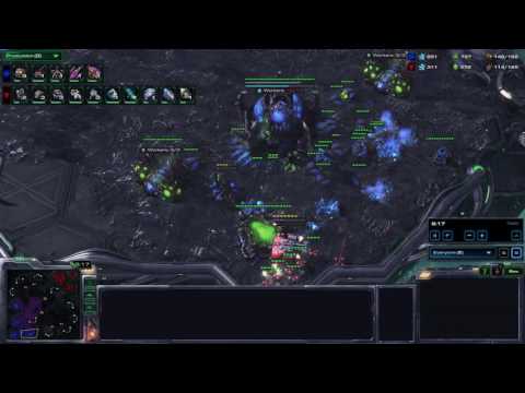 Starcraft 2 - TvZ - Happy vs Hydra on Dusk Towers