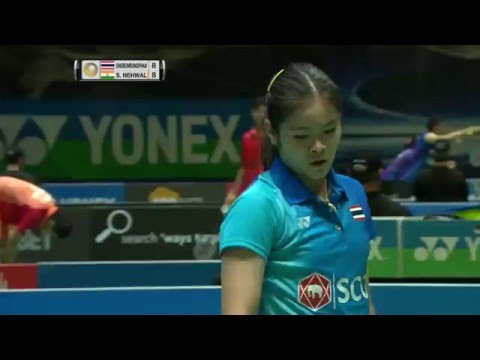 Yonex All England Open 2016 | Badminton R16 M3-WS | Busanan Ongbumrungphan vs Saina Nehwal