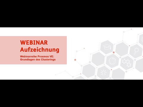 Webinarreihe Proxmox VE - Grundlagen des Clusterings