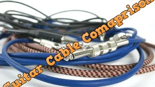 Video thumbnail for Guitar Cable Comparison: Monster, Core, Planet Wave, Fender, Epiphone, Rapco, Hosa, Peavey by JandW Music