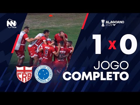 CRB 1 X 0 CRUZEIRO-AL - 21/01/26 | ALAGOANO 2026 | #LIVE